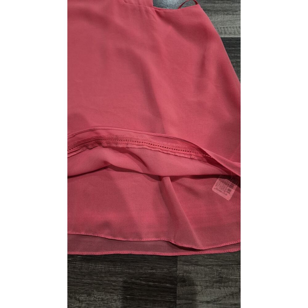 ZARA Basic Women’s Coral Sleeveless Blouse Top Size XS - Picture 3 of 10